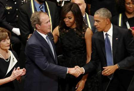 بوش و اوباما، آشوبگری و غارت را محكوم كردند