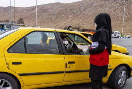 منع تردد رانندگان بدون ماسک در مازندران