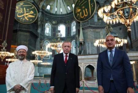 اولین نماز جمعه در ایاصوفیه بعد از یک قرن