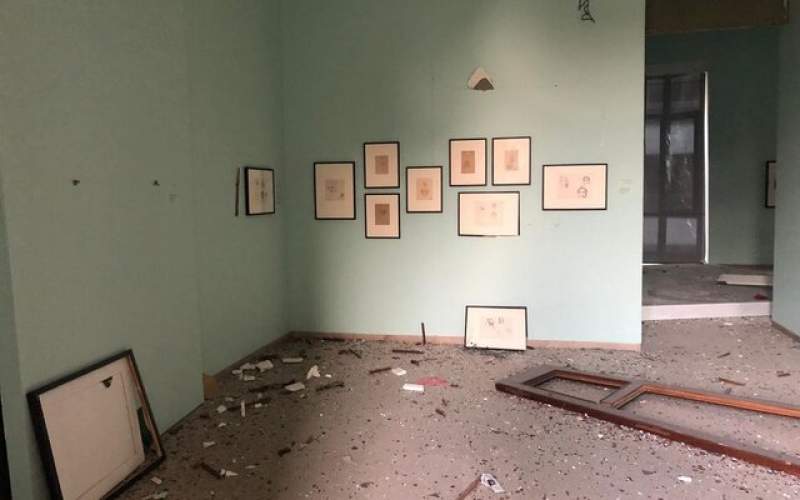 گالری‌های بیروت به شدت آسیب دیدند