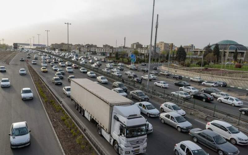 ترافیک در مسیر آزادراه قزوین به کرج