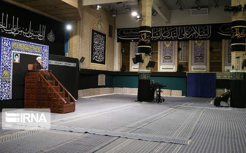 برگزاری مراسم عزاداری در حسینیه امام خمینی