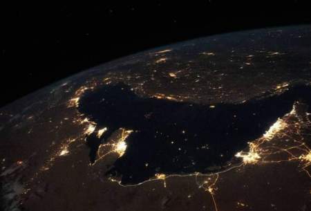 تصویر خیره کننده خلیج فارس از فضا