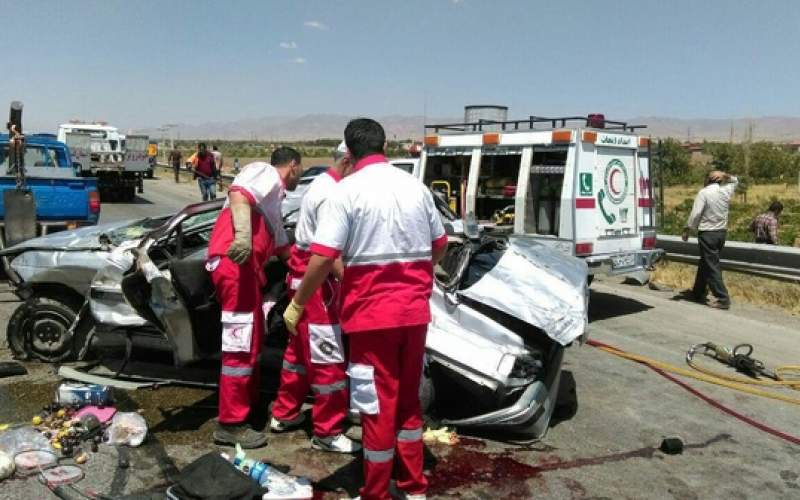 ۵ مصدوم در سانحه رانندگی جاده تاکستان - همدان