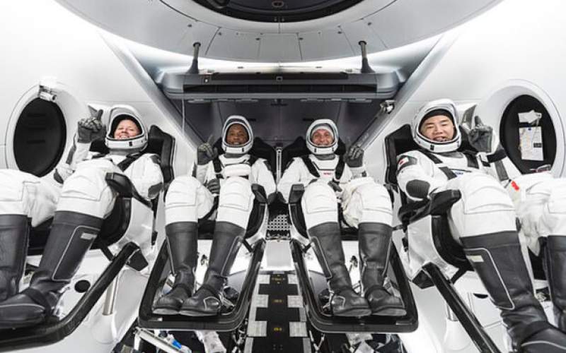 ۴ فضانورد با کپسول اسپیس ایکس به فضا می روند