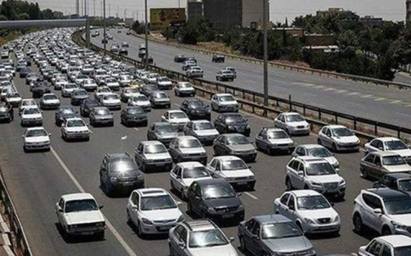 ترافیک سنگین در آزادراه قزوین-کرج