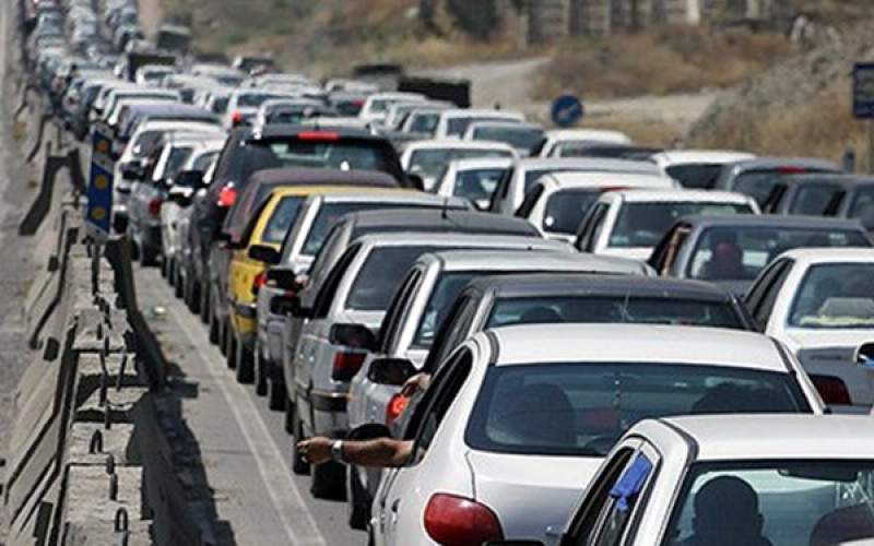 ترافیک سنگین‌‌ در آزادراه قزوین _کرج