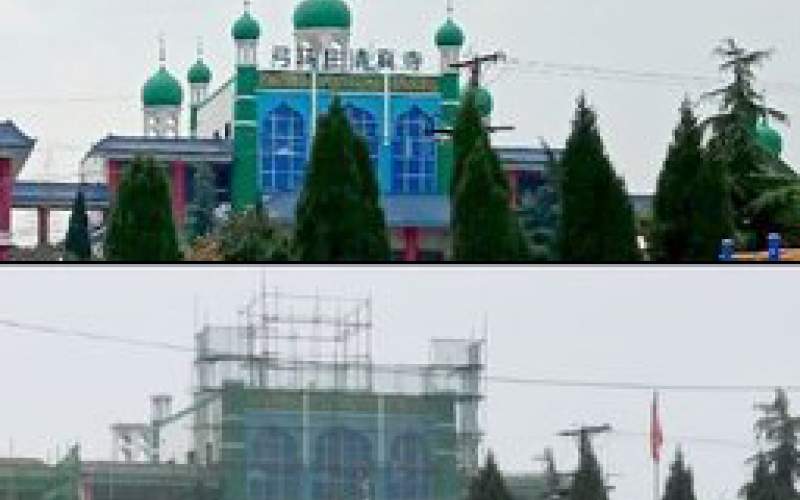 دولت کمونیست چین گنبد مساجد را تخریب می‌کند