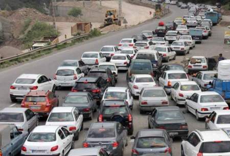 ترافیک سنگین در هراز و چالوس