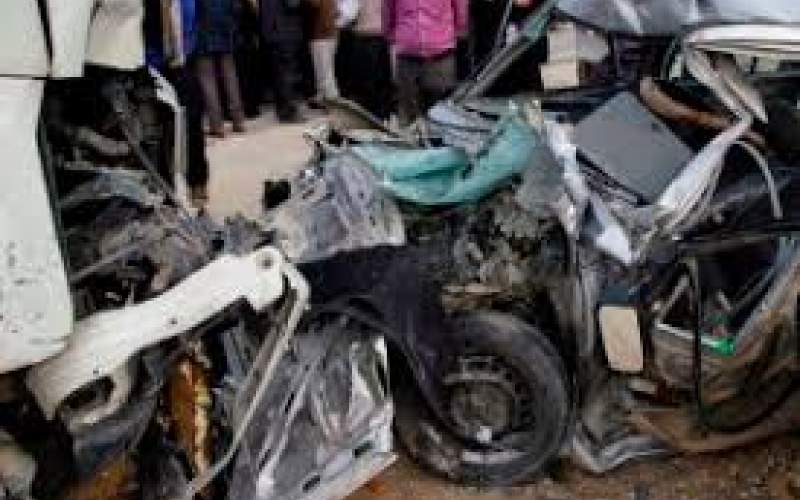 مرگ هفت عضو یک خانواده در سانحه رانندگی