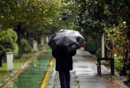 وزش باد و بارش باران فردا در تهران