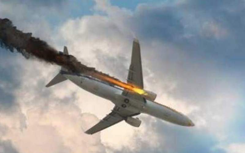 آتش گرفتن موتور هواپیمای ATR در آسمان
