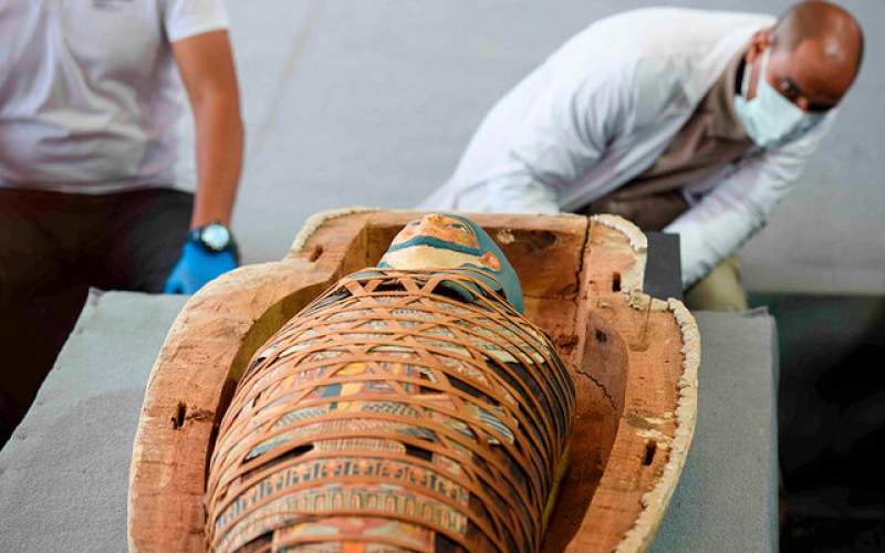 کشف بیش از ۱۰۰ تابوت باستانی در مصر
