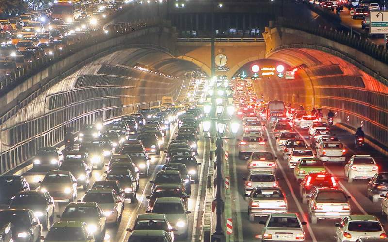 وضعیت ترافیک تهران بعد از اعلام تعطیلی صنوف