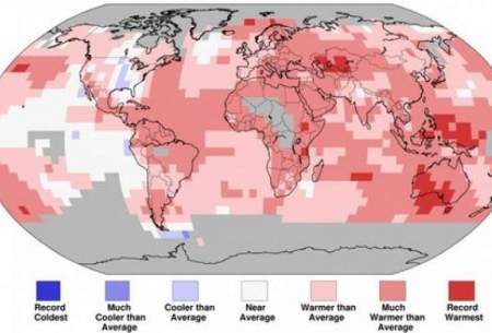 ثبت رکورد دیگری از گرمای زمین در ۲۰۲۰