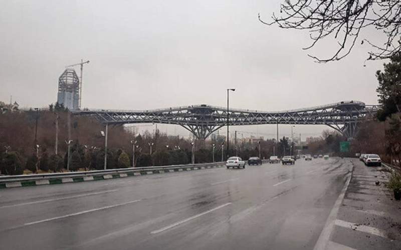تداوم هوای سالم در تهران بارانی