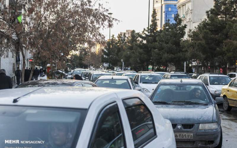 ترافیک سنگین در ۷ گذر اصلی شهر تهران