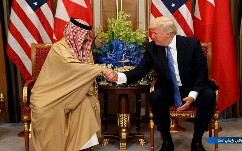 ترامپ به پادشاه بحرین نشان لیاقت داد