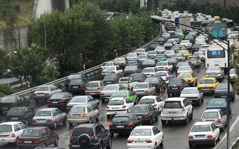 ترافیک سنگین در۶ معبر بزرگراهی درپایتخت