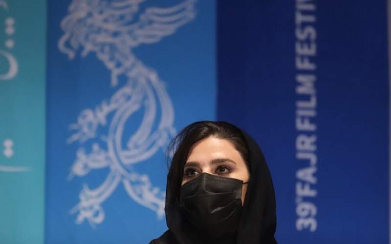 سحر دولتشاهی با ماسک در جشنواره/تصاویر