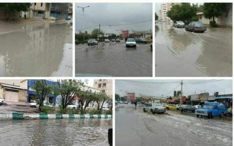 خیابان‌های اهواز دوباره دریاچه شد!/تصاویر
