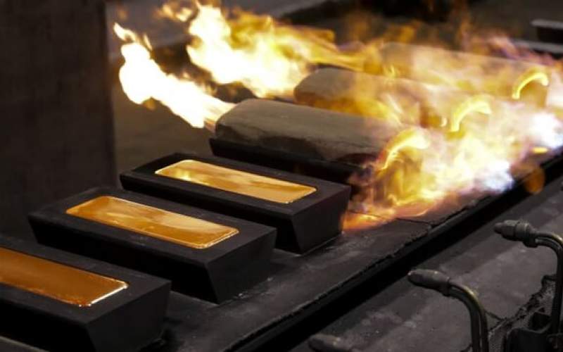 کاهش ملایم قیمت طلای در بازار جهانی