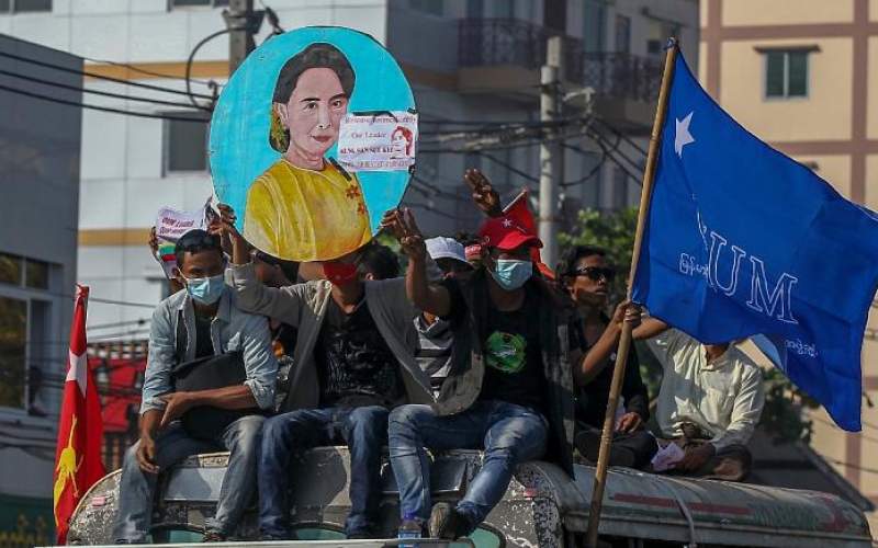 اعتراضات در میانمار شدت گرفت
