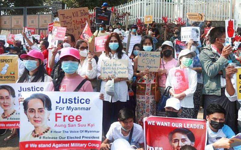 تداوم  موج بازداشت‌ها در میانمار