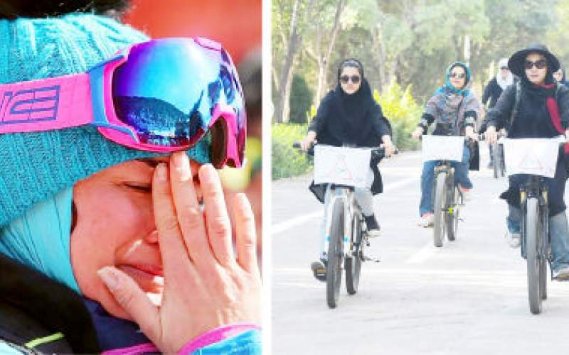 ممنوع‌الخروجی زنان معضل است نه دوچرخه‌سواری