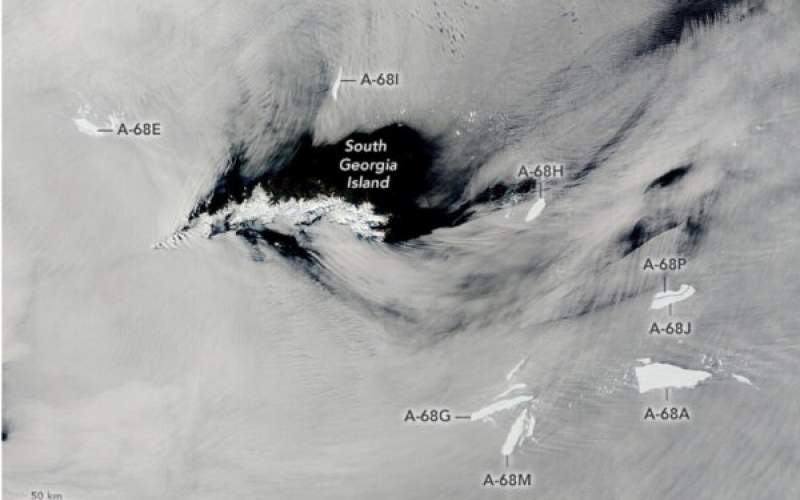 بزرگترین کوه یخی جهان متلاشی شد