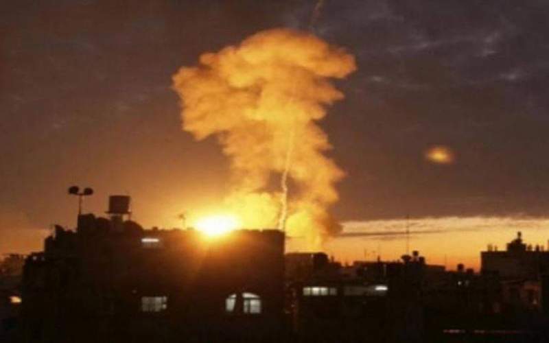 بمباران سنگین حومه دمشق توسط اسراییل