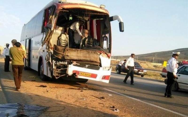 ۱۴ کشته و مصدوم براثر واژگونی اتوبوس