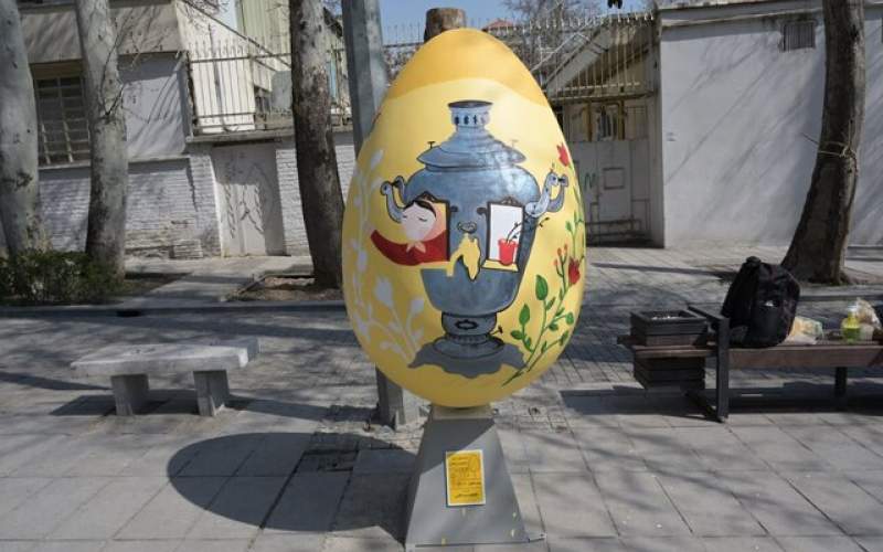 جشنواره تخم مرغ های رنگی در باغ فردوس