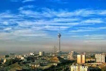 هوای تهران در اولین روز سال ۱۴۰۰ پاک است