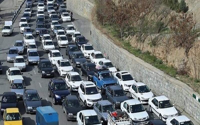 وضعیت ترافیکى در اولین روز بعد از تعطیلات