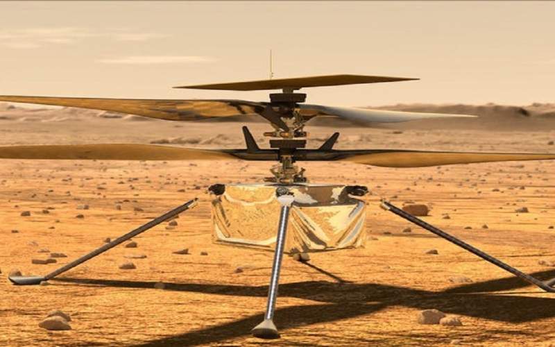 استقرار اولین هلی‌کوپتر بر سطح مریخ