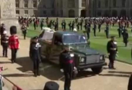 تشییع جنازه شوهر ملکه با حضور خانواده سلطنتی