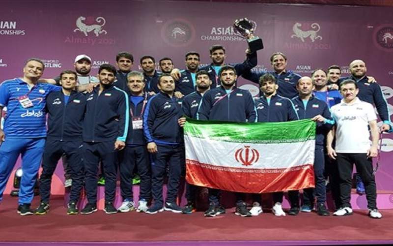 قهرمانان کشتی آسیا چهارشنبه در تهران