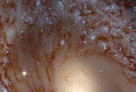 تصویری از یک کهکشان مارپیچی باشکوه
