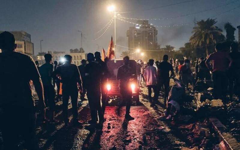اعتراضات شبانه در بغداد از سر گرفته شد