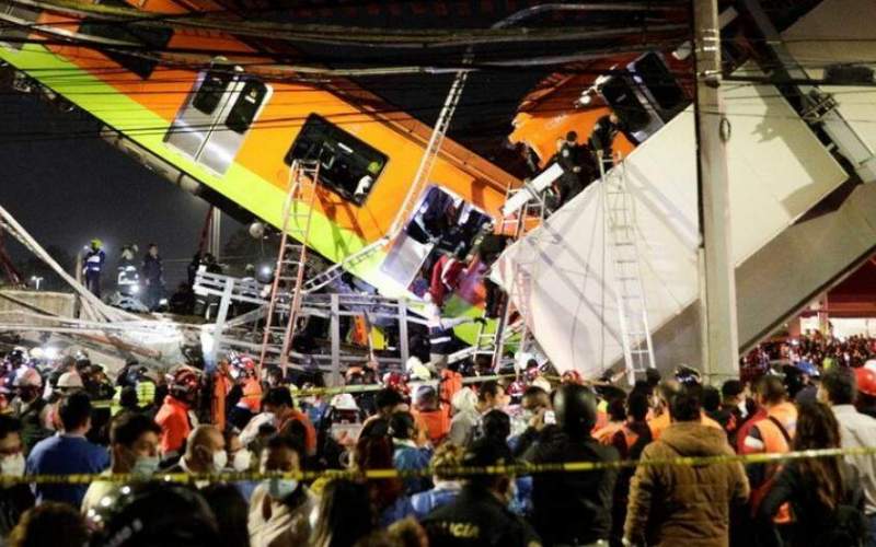 ۱۰۰ کشته و زخمی در حادثه قطار در مکزیک