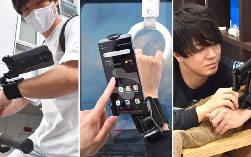 اختراع «دست سوم» برای نگه‌داشتن موبایل