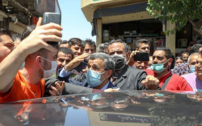 تهران‌گردیِ احمدی‌نژاد پس از ردصلاحیت/تصاویر