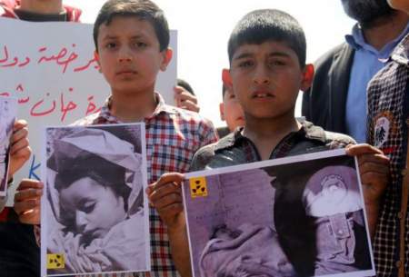 در حمله شیمیایی خان‌شیخون ۳۰ کودک جان باختند 