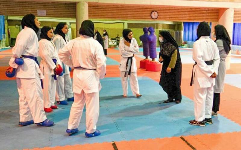 حضور فرهادی زاد در اردوی تیم ملی کاراته بانوان