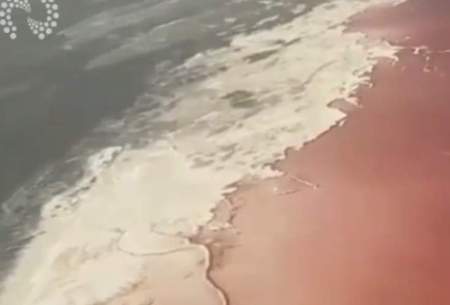 تصاویر هوایی از حال ناخوش دریاچه ارومیه