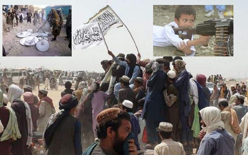 طالبان خانه‌های مردم را غارت و دیش‌های ماهواره را تخریب می‌کنند