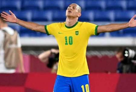 شوخی عجیب ستاره برزیلی با رئیس فیفا (عکس)