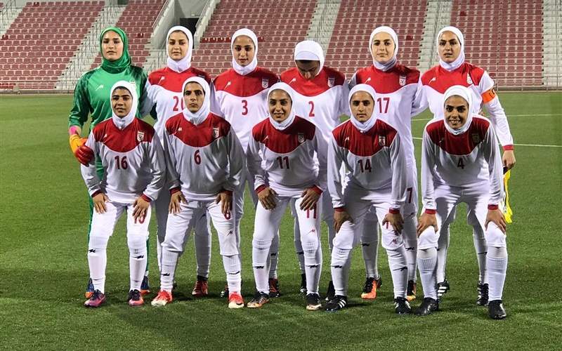 تساوی تیم ملی فوتبال زنان ایران مقابل ازبکستان