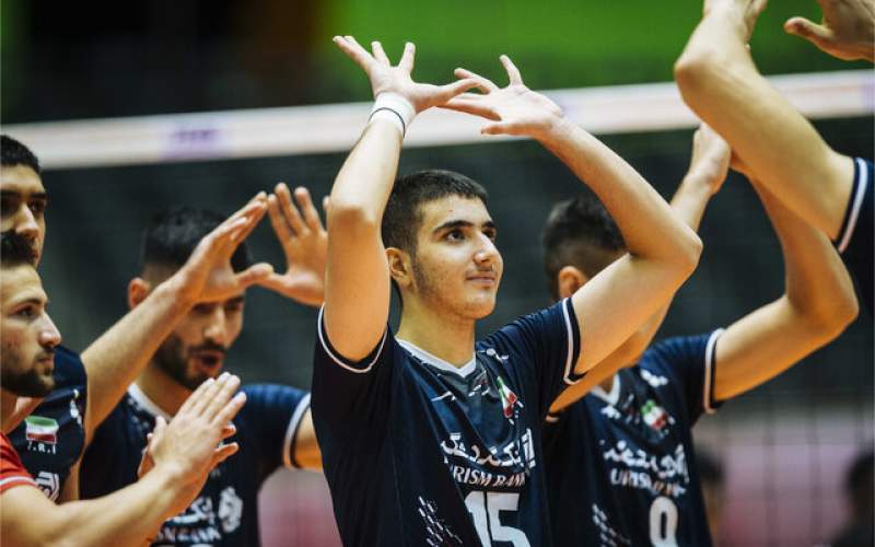پیروزی نوجوانان والیبال ایران مقابل جمهوری چک